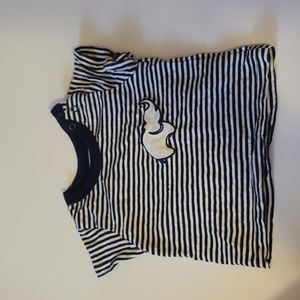 Monica and andy 0-3 month elephant tee